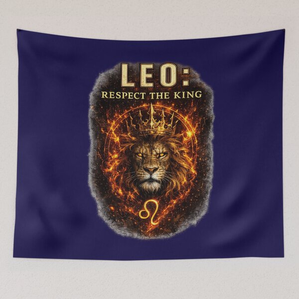 Item preview, Leo King Energy Aesthetic – Respect The King Zodiac Gift designed and sold by Anyshca.