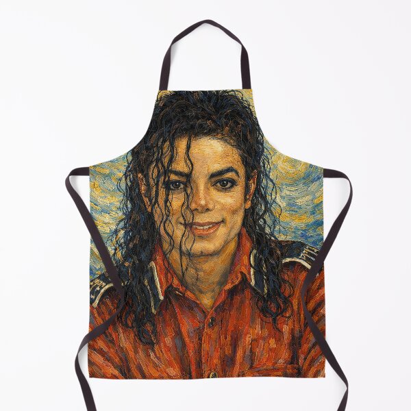 Item preview, Van Gogh-style portrait of Michael Jackson designed and sold by Imprearte.