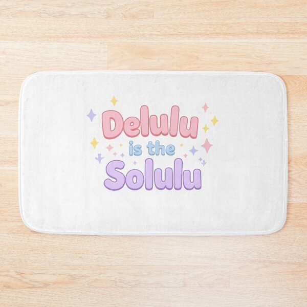 Item preview, Delulu is the Solulu Cute Aesthetic Sticker designed and sold by CutePlix.