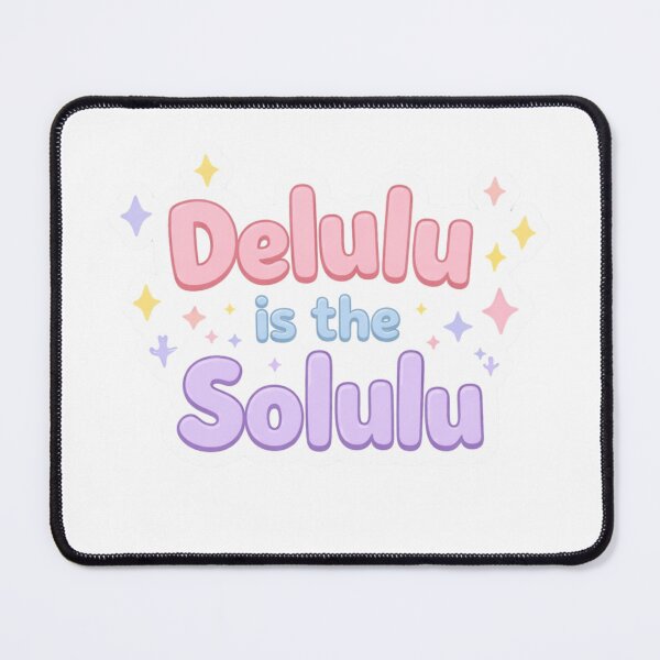 Item preview, Delulu is the Solulu Cute Aesthetic Sticker designed and sold by CutePlix.