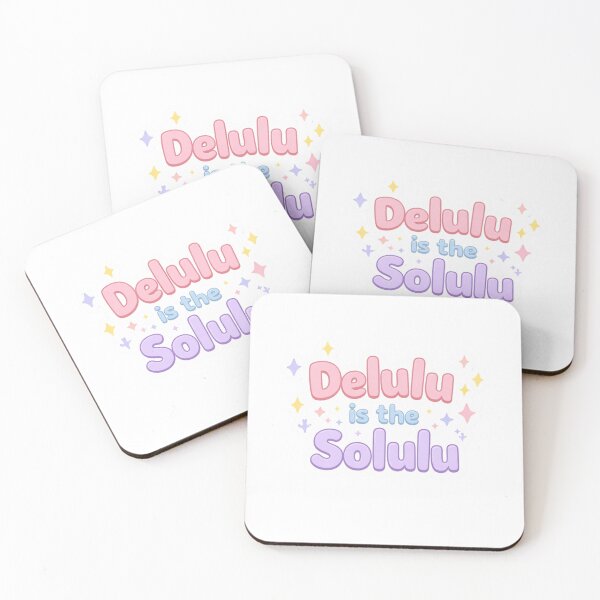 Item preview, Delulu is the Solulu Cute Aesthetic Sticker designed and sold by CutePlix.