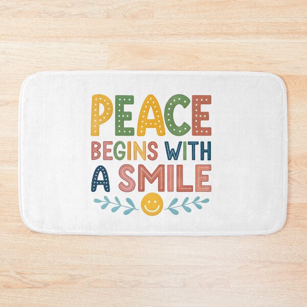 Item preview, Peace begins with a smile designed and sold by nimmitrends.