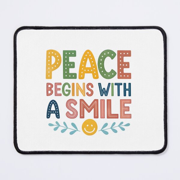 Item preview, Peace begins with a smile designed and sold by nimmitrends.