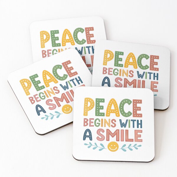 Item preview, Peace begins with a smile designed and sold by nimmitrends.