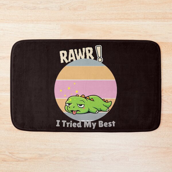 Item preview, I Tried My Best Lazy Dinosaur Cute Kawaii Dino Meme Funny Burnout Mood Shirt designed and sold by HOUSE OF TIST.