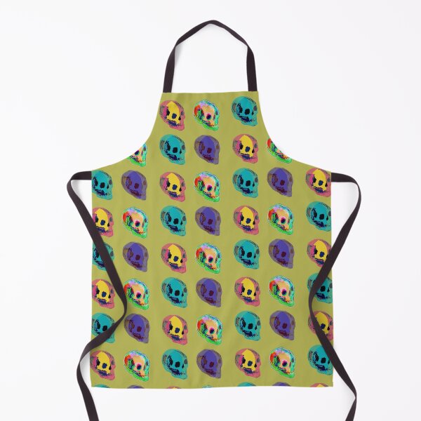 Item preview, Neon Glitch Skull Quartet #2 | Psychedelic Pop Art Neon Skulls designed and sold by MikZviagin.
