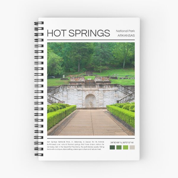 Item preview, Hot Springs National Park - Arkansas  designed and sold by StudioRedKoala.