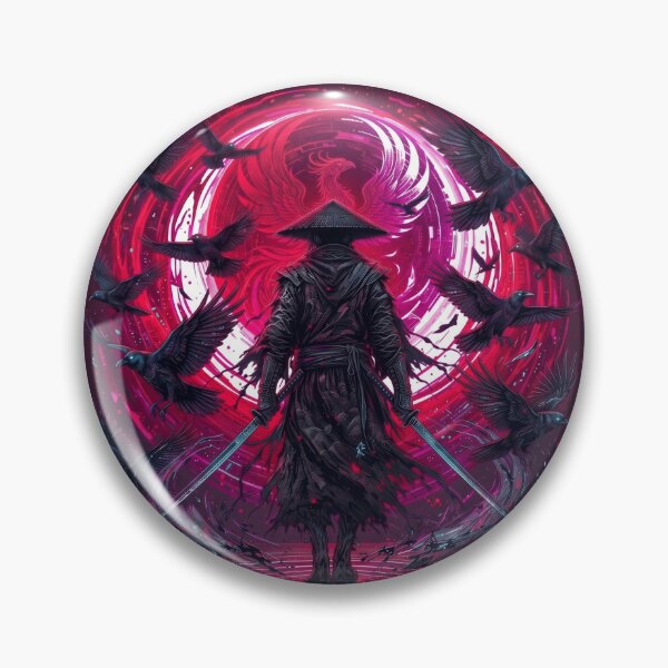 Item preview, Cinematic Noir Samurai: Dark Shadow Ronin designed and sold by MarCinu Art.