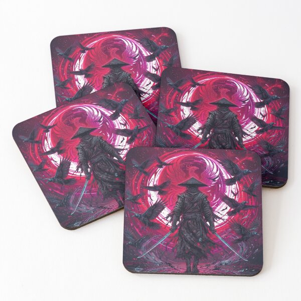 Item preview, Cinematic Noir Samurai: Dark Shadow Ronin designed and sold by MarCinu Art.