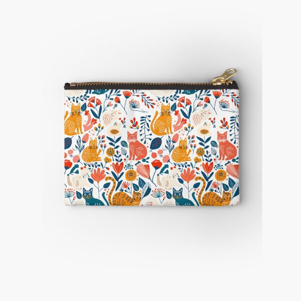 Item preview, Floral Folk Cat Pattern designed and sold by xiao xuans.