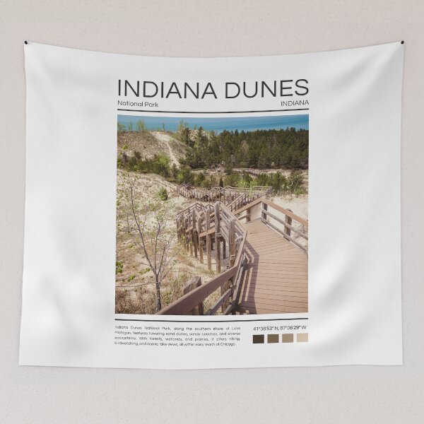 Artikelvorschau, Indiana Dunes Nationalpark - Indiana entworfen und verkauft von StudioRedKoala.