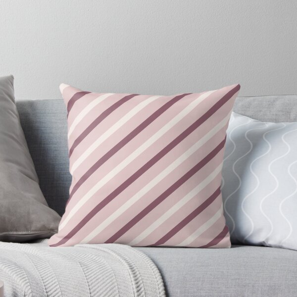 Item preview, Seashell, mauve taupe & lotion pink seamless diagonal lines designed and sold by Mint + Midnight.
