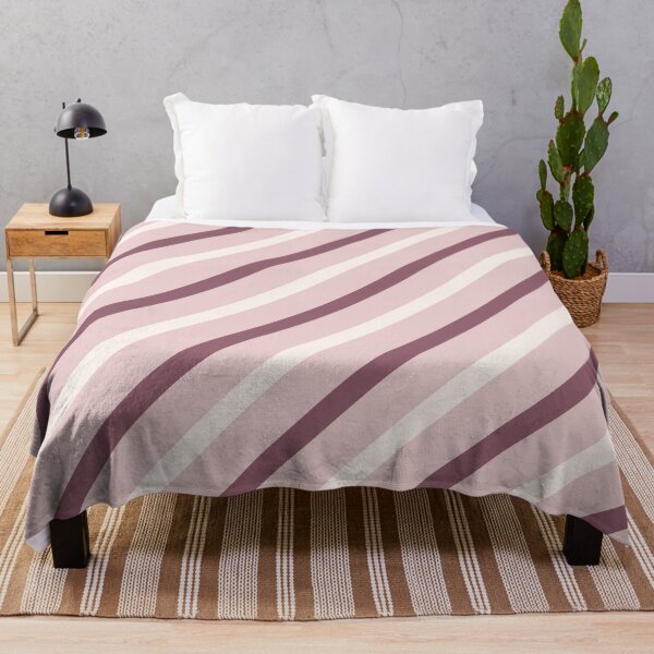 Item preview, Seashell, mauve taupe & lotion pink seamless diagonal lines designed and sold by Mint + Midnight.