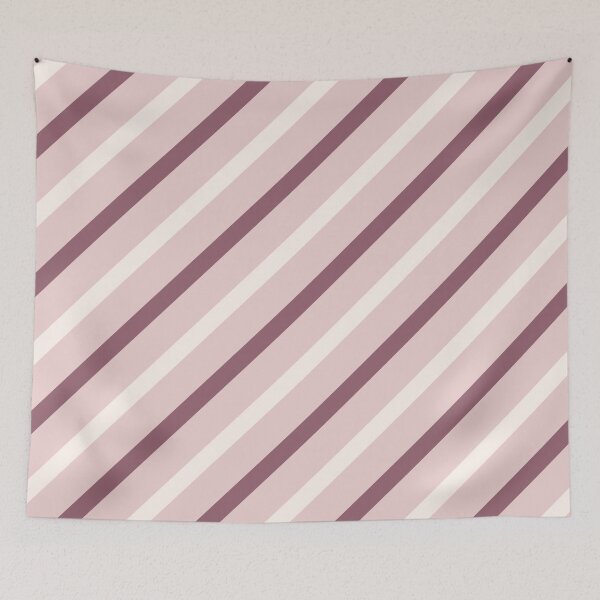 Item preview, Seashell, mauve taupe & lotion pink seamless diagonal lines designed and sold by Mint + Midnight.