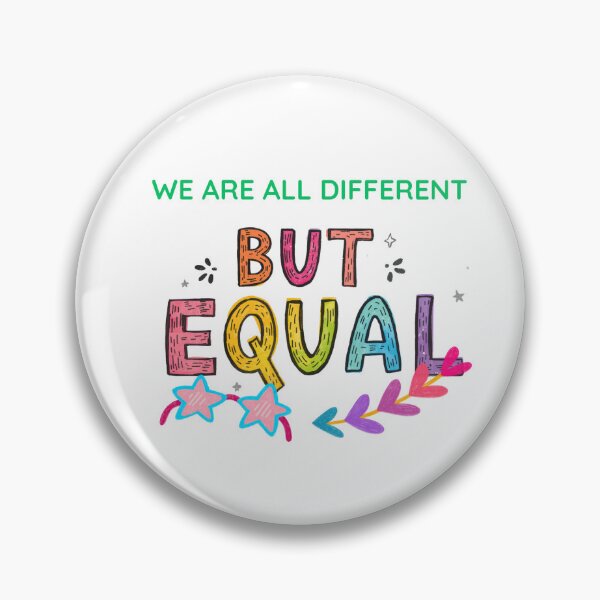 Item preview, We are all different but equal designed and sold by ClayStamps.