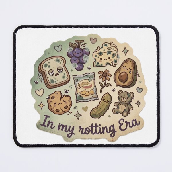 Item preview, In My Rotting Era Funny Sticker designed and sold by CutePlix.
