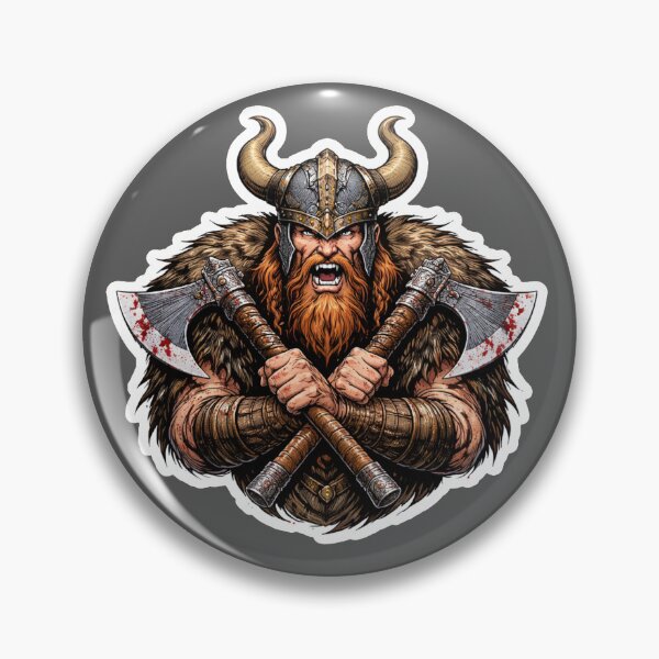 Item preview, Viking Warrior with Double Axes designed and sold by Express Culture.