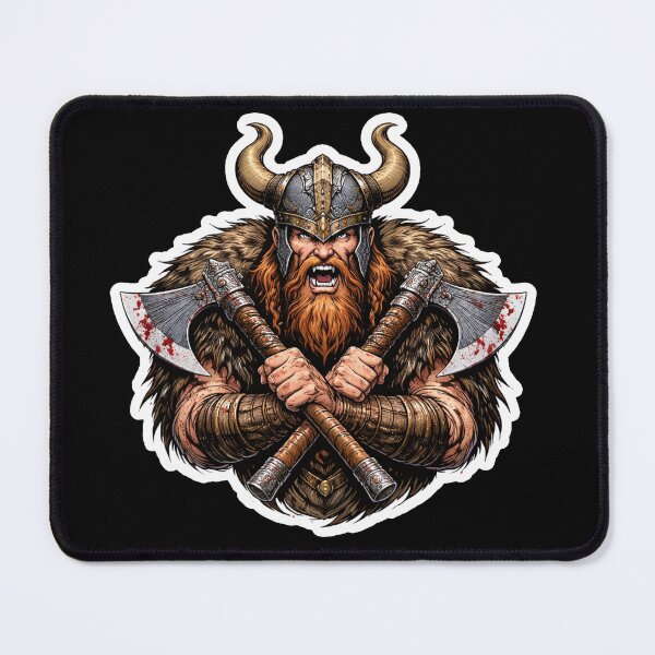Item preview, Viking Warrior with Double Axes designed and sold by Express Culture.