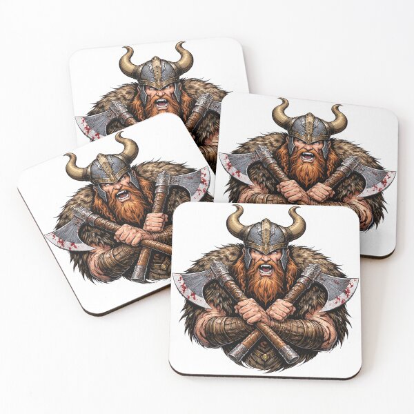 Item preview, Viking Warrior with Double Axes designed and sold by Express Culture.