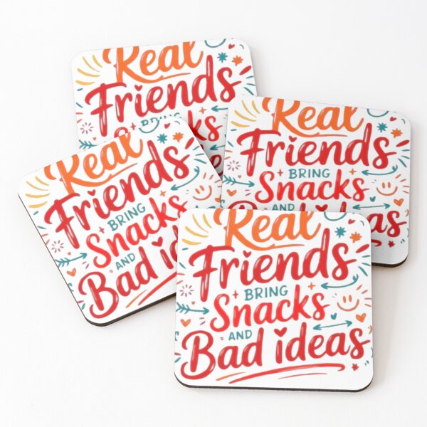 Item preview, Funny Best Friends Shirt Real Friends Bring Snacks and Bad Ideas Cute BFF Gift designed and sold by Tiffany-art.