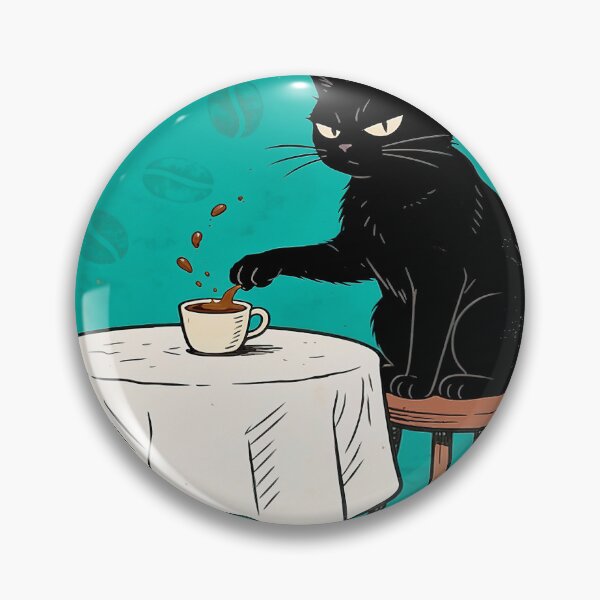 Item preview, Catitude coffee company poster designed and sold by paulrommer.