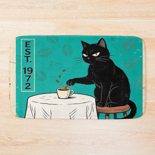Item preview, Catitude coffee company poster designed and sold by paulrommer.