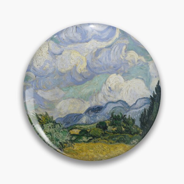 Item preview, Wheat Field With Cypresses by Vincent van Gogh: Post Impressionist Landscape Poster designed and sold by artofuniverse.