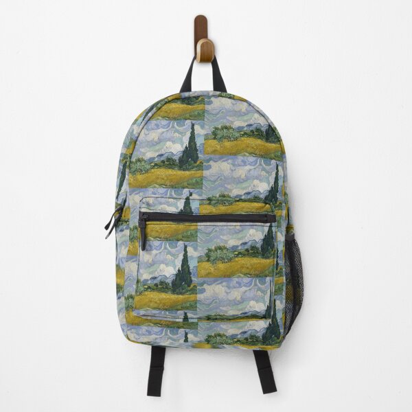 Item preview, Wheat Field With Cypresses by Vincent van Gogh: Post Impressionist Landscape Poster designed and sold by artofuniverse.