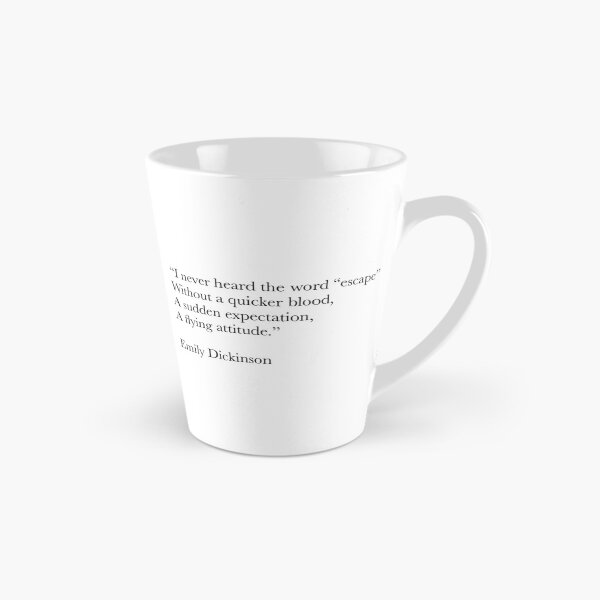Item preview, I Never Heard the Word ‘Escape’ – Emily Dickinson Poetry Quote designed and sold by The Prose Atelier.