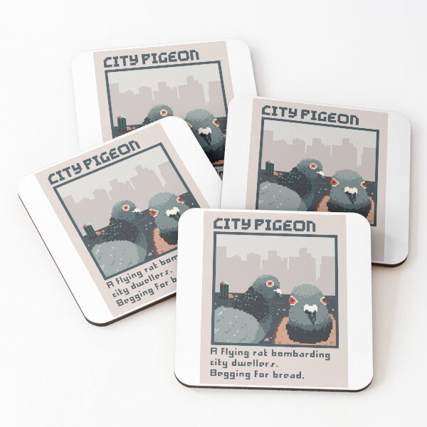 Item preview, City Pigeon - The Flying Rat designed and sold by PixelMilkyWay.