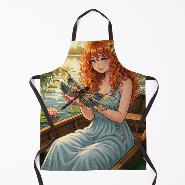 Item preview, The Enchanted Lake: Golden-Haired Princess and the Giant Dragonfly designed and sold by MagicMood Creations.