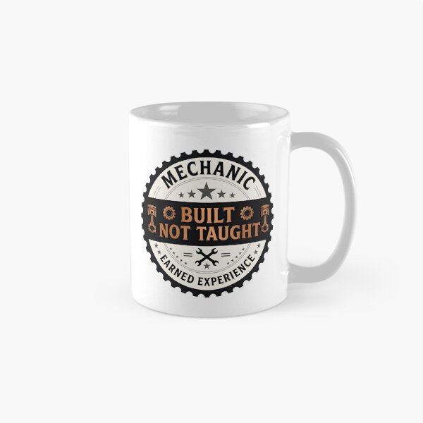 Item preview, Built Not Taught Mechanic Shirt – Premium Work Graphic Tee designed and sold by relso.