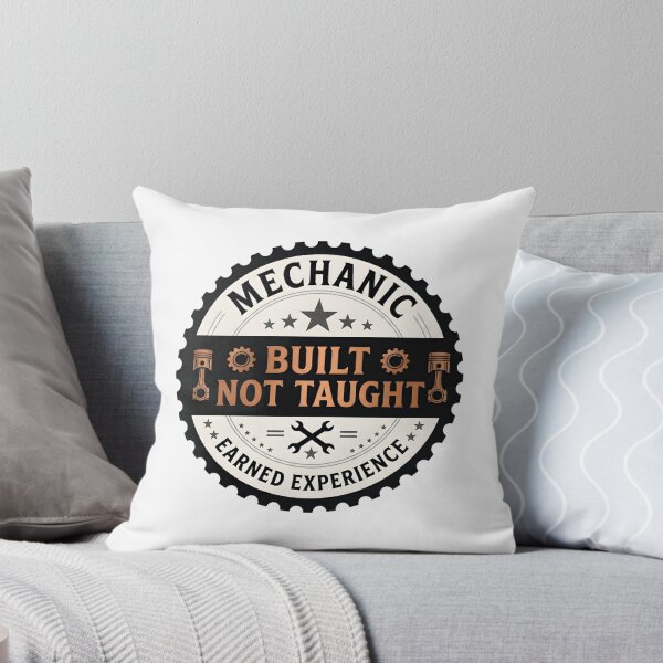 Item preview, Built Not Taught Mechanic Shirt – Premium Work Graphic Tee designed and sold by relso.
