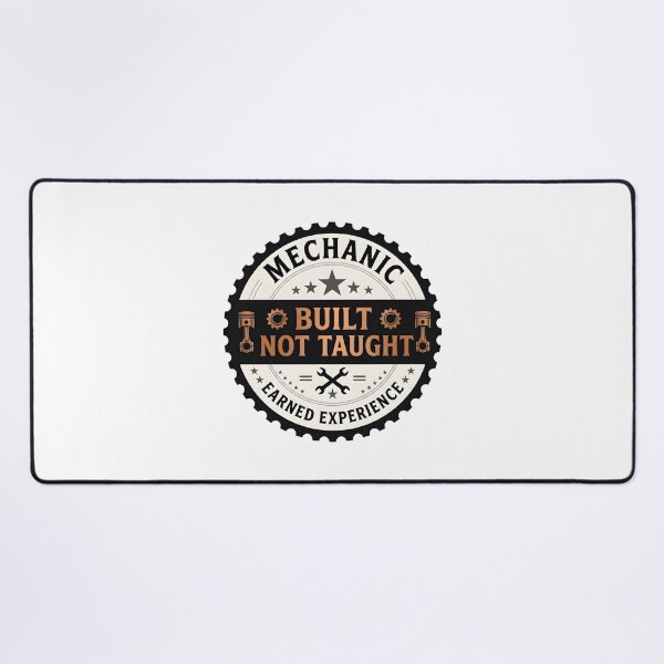 Item preview, Built Not Taught Mechanic Shirt – Premium Work Graphic Tee designed and sold by relso.