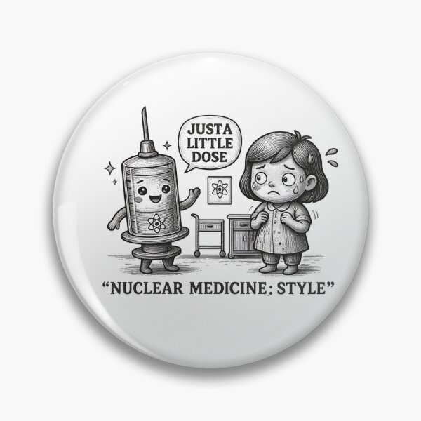 Item preview, Funny Nuclear Medicine Tech Gift – Just a Little Dose Cute Kawaii Medical Humor designed and sold by Mr-3.