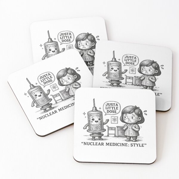 Item preview, Funny Nuclear Medicine Tech Gift – Just a Little Dose Cute Kawaii Medical Humor designed and sold by Mr-3.