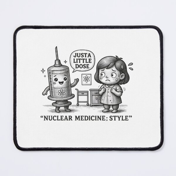 Item preview, Funny Nuclear Medicine Tech Gift – Just a Little Dose Cute Kawaii Medical Humor designed and sold by Mr-3.