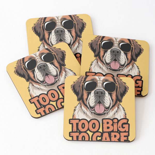 Item preview, Saint Bernard - Too Big to care designed and sold by 123ks.