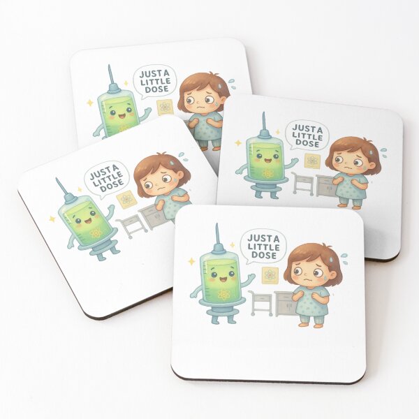Item preview, Funny Nuclear Medicine Tech Gift – Just a Little Dose Cute Kawaii Medical Humor designed and sold by Mr-3.