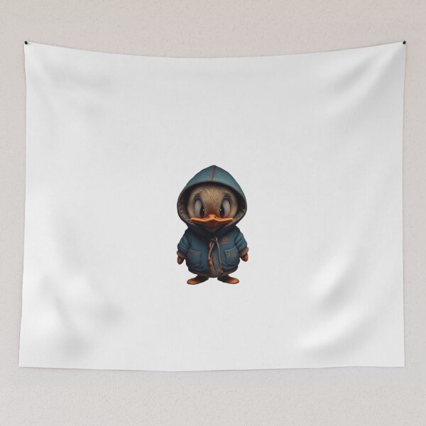 Item preview, Cute Hoodie Duck Character – Streetwear Animal Cartoon Aesthetic designed and sold by Silent Messages.