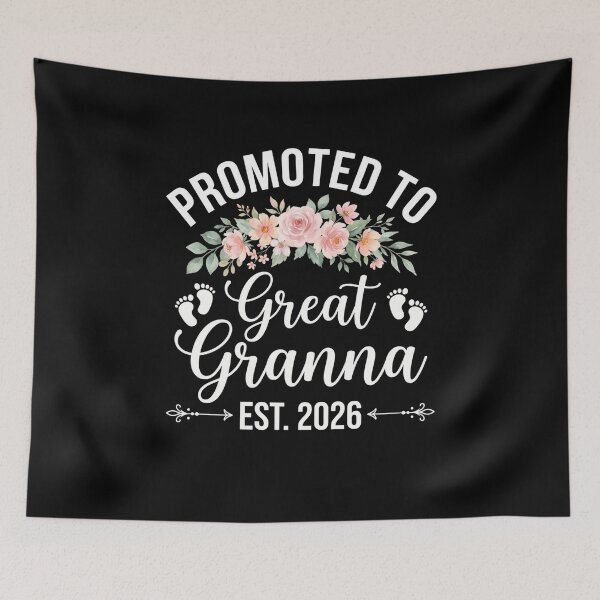 Item preview, Promoted-To-Great-Granna-Est. 2026-New-Grandparent-Pregnancy-Announcement designed and sold by SofenArt.