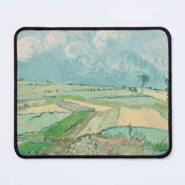Item preview, Wheat Fields After the Rain by Vincent van Gogh: Post‑Impressionist Landscape Poster designed and sold by artofuniverse.