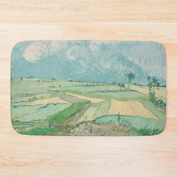 Item preview, Wheat Fields After the Rain by Vincent van Gogh: Post‑Impressionist Landscape Poster designed and sold by artofuniverse.