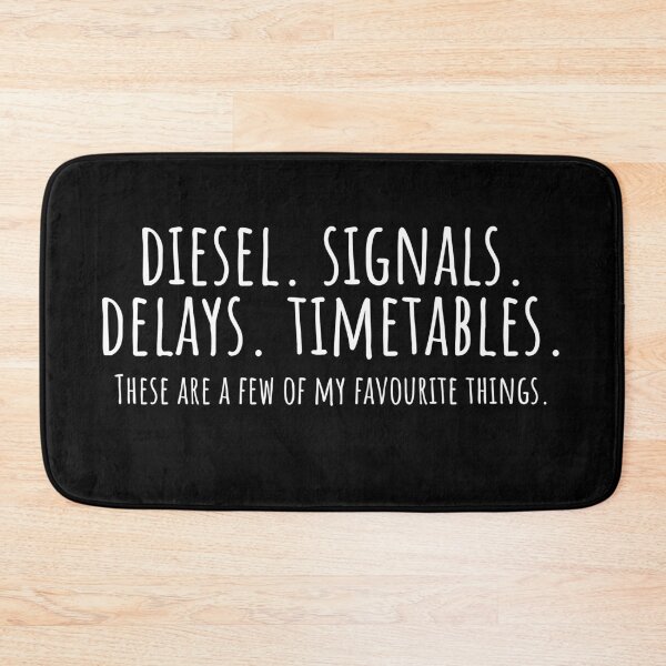 Item preview, Diesel Signals Delays Timetables Shirt, Funny Railway T-Shirt, Train Driver Gift, British Rail Humour designed and sold by Guards-Comp.