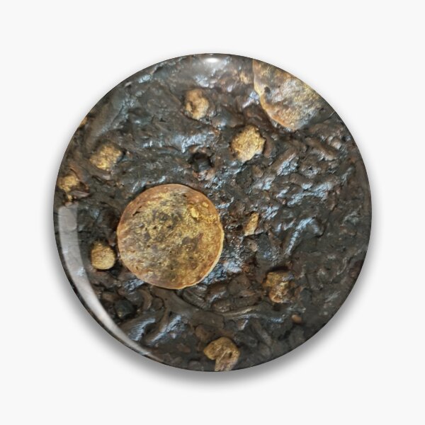 Item preview, Burnt Pepperoni Pizza with Charred Crust and Overcooked Texture designed and sold by Salt Sea and Stone.