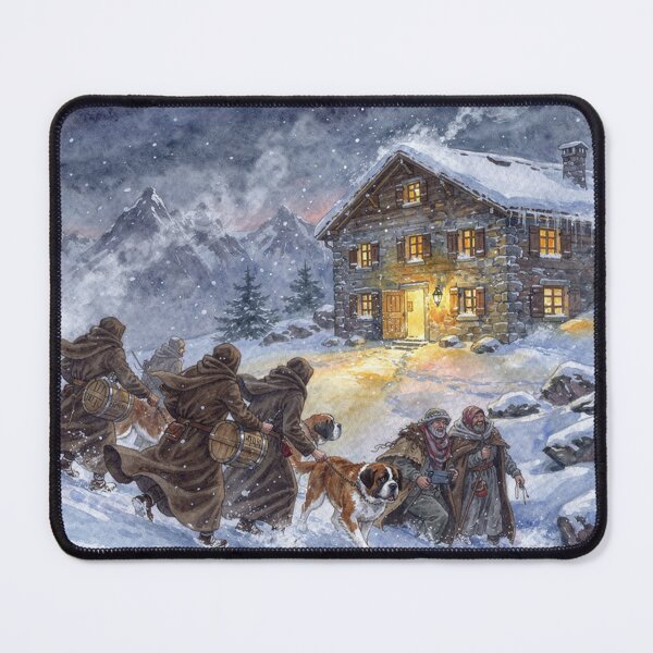 Item preview, Great St. Bernard Pass, pilgrims on the Way of St. James designed and sold by jefboutique6150.