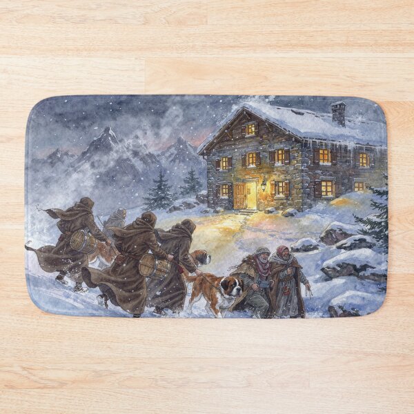 Item preview, Great St. Bernard Pass, pilgrims on the Way of St. James designed and sold by jefboutique6150.