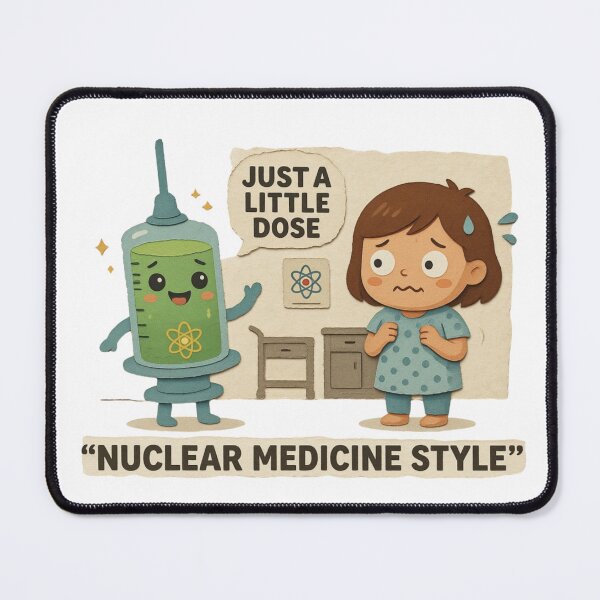 Item preview, Funny Nuclear Medicine Tech Gift – Just a Little Dose Cute Kawaii Medical Humor designed and sold by Mr-3.