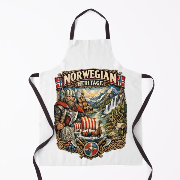 Item preview, Norwegian Heritage Crest – Viking, Fjord & Stave Church Design designed and sold by Martin Roe Eidhammer.