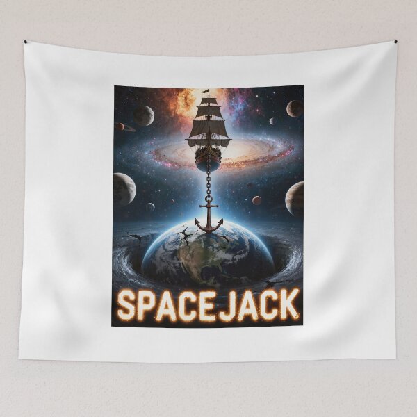 Item preview, Jack Raven In Space Print designed and sold by Lichentroupe63.